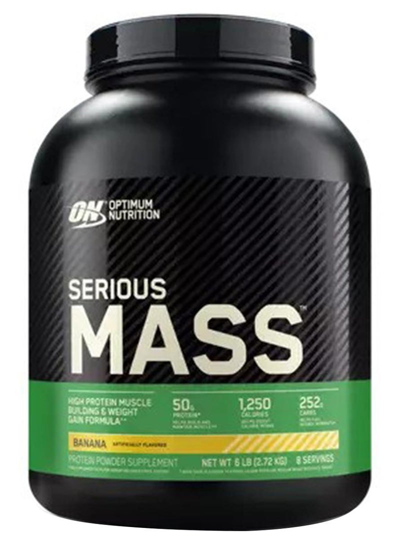 أوبتيموم نيوتريشن مستحضر سيريس ماس غني بالبروتين - نكهة بانانا -2.72 كجم - Image 1