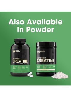 Optimum Nutrition Creatine Dietary Supplement - Unflavoured - 200 Capsules  - Image 5