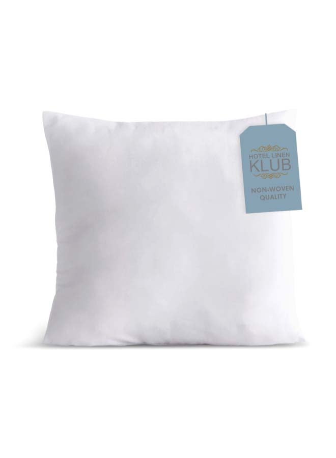 1-Piece Cushion Filler 45x45 cm – 350 Grams Filling – Soft & Fluffy Insert with Non-Woven Outer Fabric – Ideal for Sofa, Chair & Decorative Use Microfiber White 45x45cm