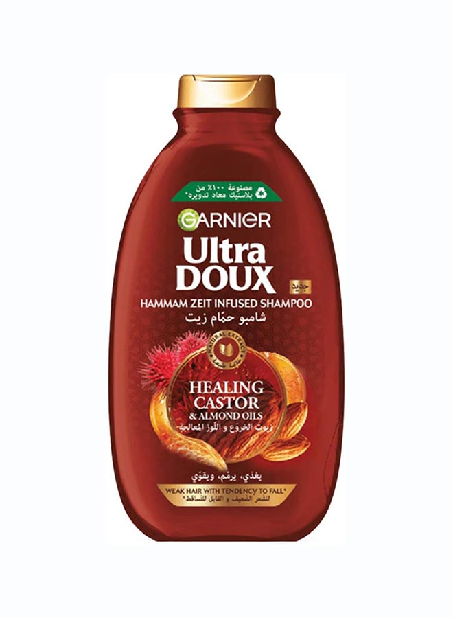 غارنييه شامبو حمام زيت من ألترا دو بزيت الخروع واللوز العلاجي شفاف 400 مل شفاف 400 ml - Image 1