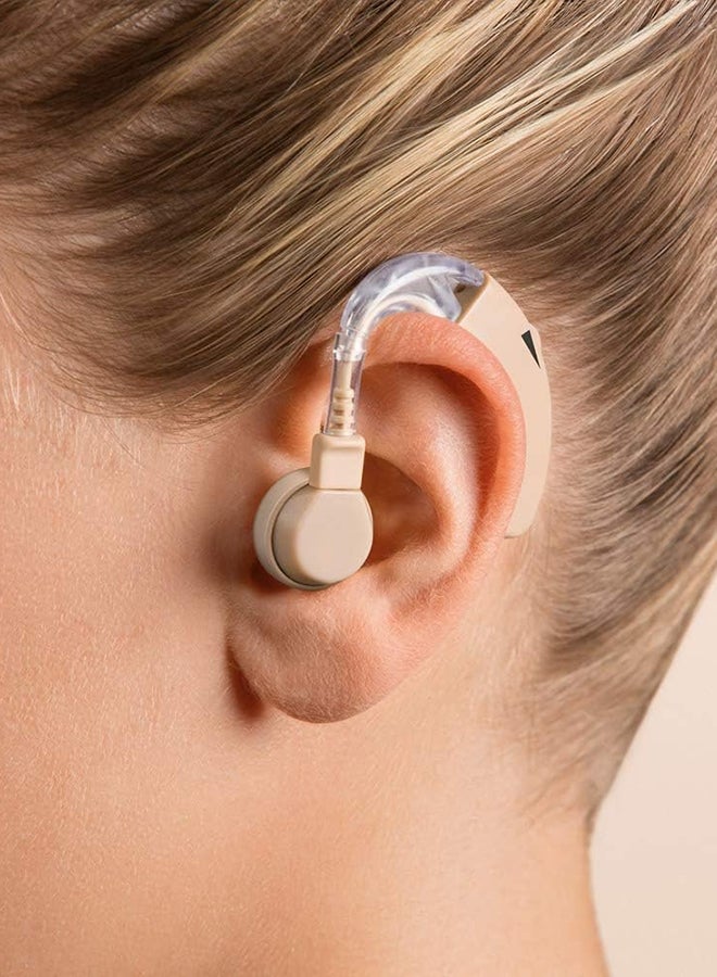 Beurer - HA 20 Hearing Noise Amplifier With Ergonomic Fit Behind The Ear, Individual Adjustment To The Ear Canal, Volume Continuously Adjustable - Nude - Image 1