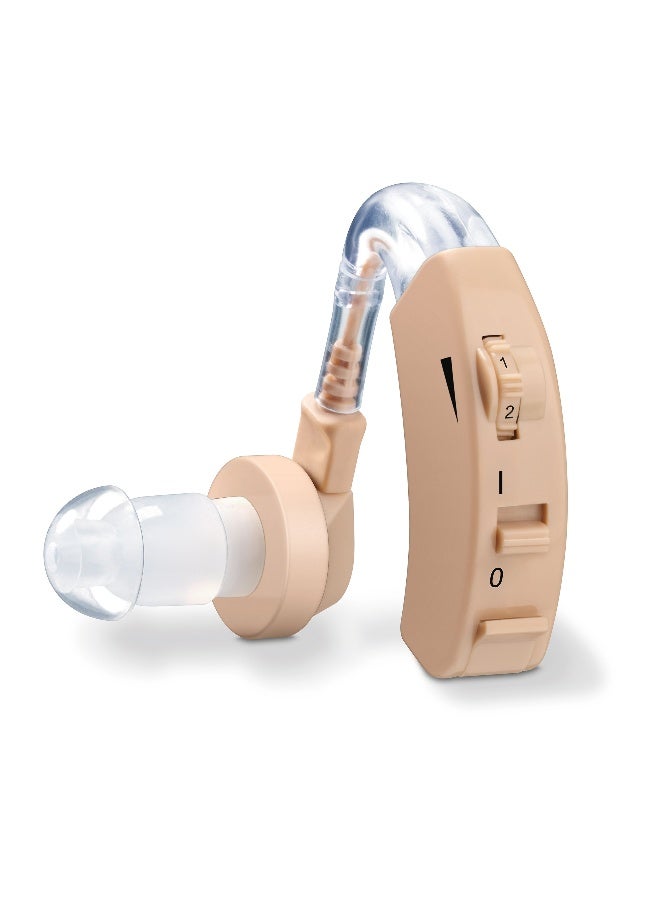Beurer HA 20 Hearing Noise Amplifier With Ergonomic Fit Behind The Ear, Individual Adjustment To The Ear Canal, Volume Continuously Adjustable - Nude  - Image 1
