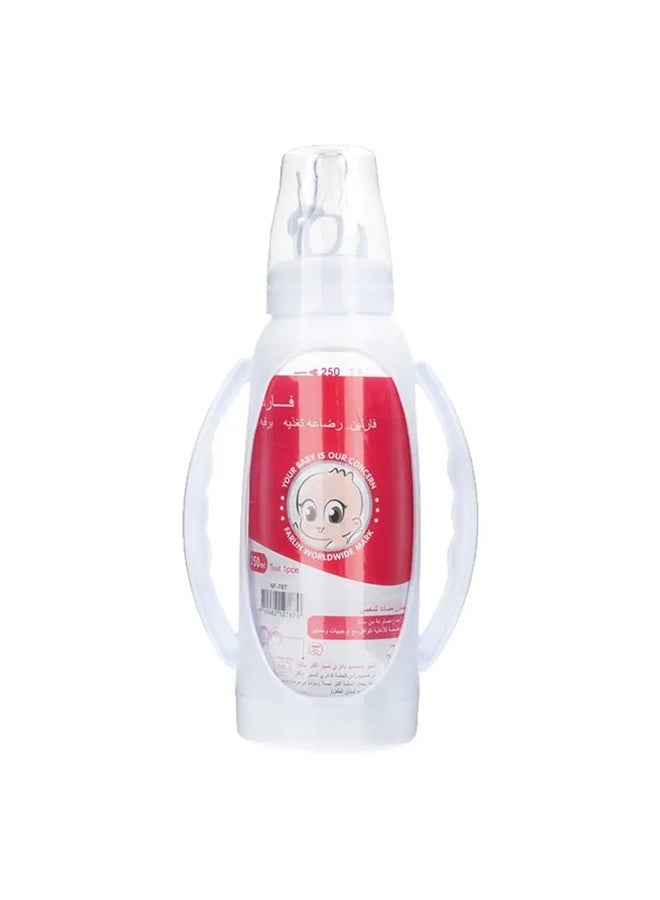 FARLIN Feeding Bottle With Holder, 250ml  - Assorted - Image 2