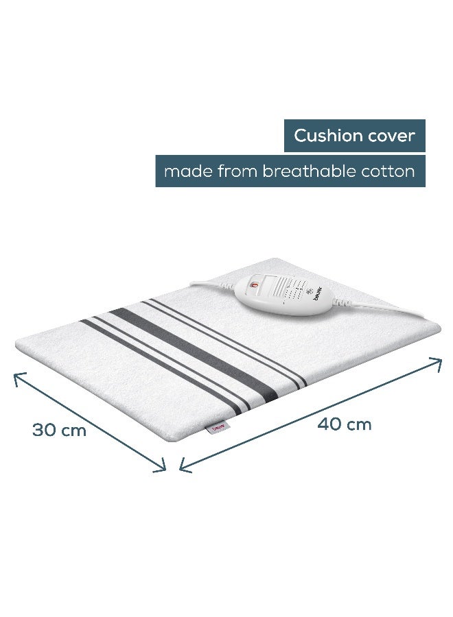 Beurer HK 25 Electric Heat Pad – Soft and Comfortable Heating Pad for Pain Relief | 3 Temperature Settings | Machine-Washable Cover - pnsku/N13142905A/45/_/1740661408/c6c9b206-9bef-4b3f-b3c8-56d2882306e3