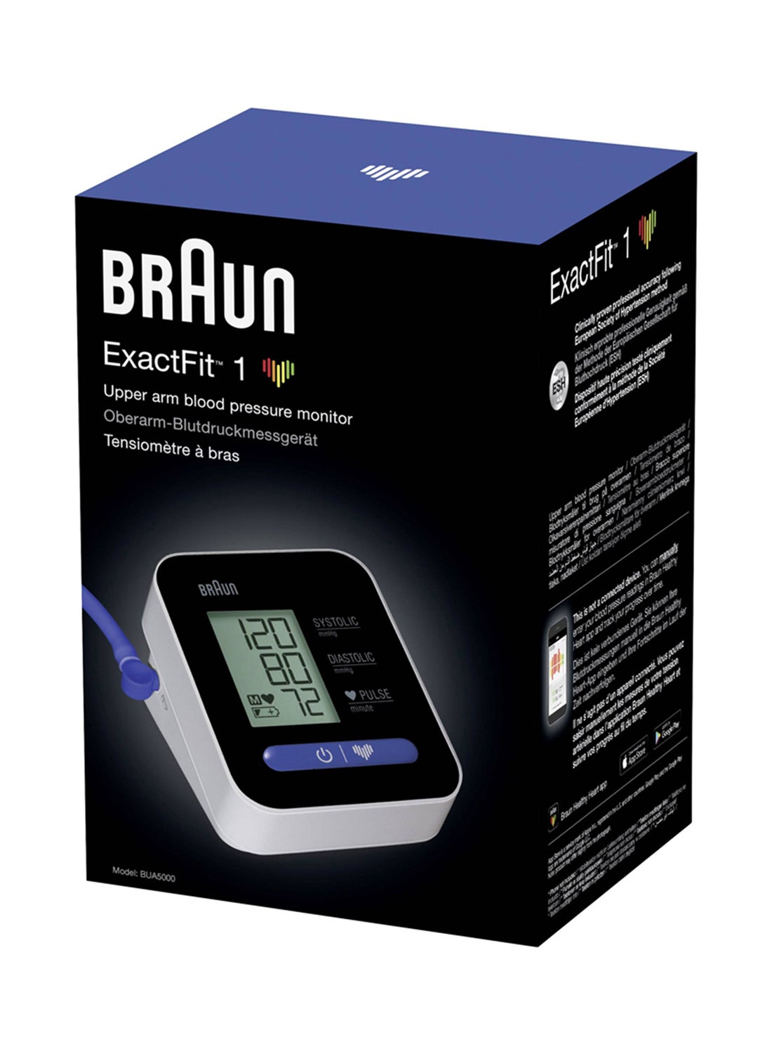 BRAUN Exactfit 1 Upper Arm Blood Pressure Monitor 