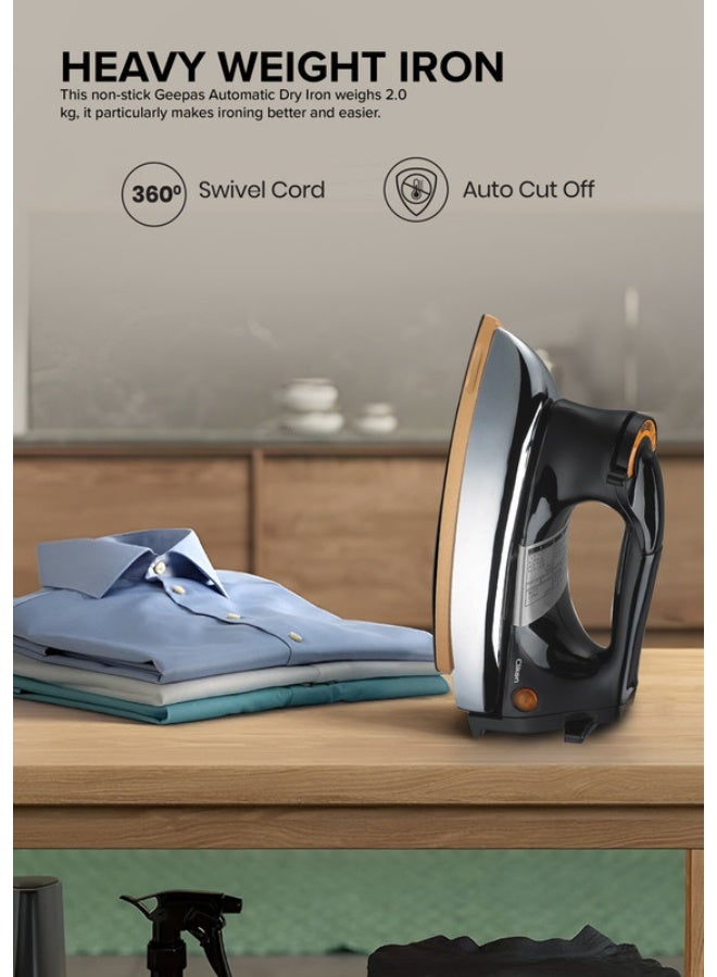 Clikon Corded Electric Iron 1200 W CK2131 White/Biege - Image 2