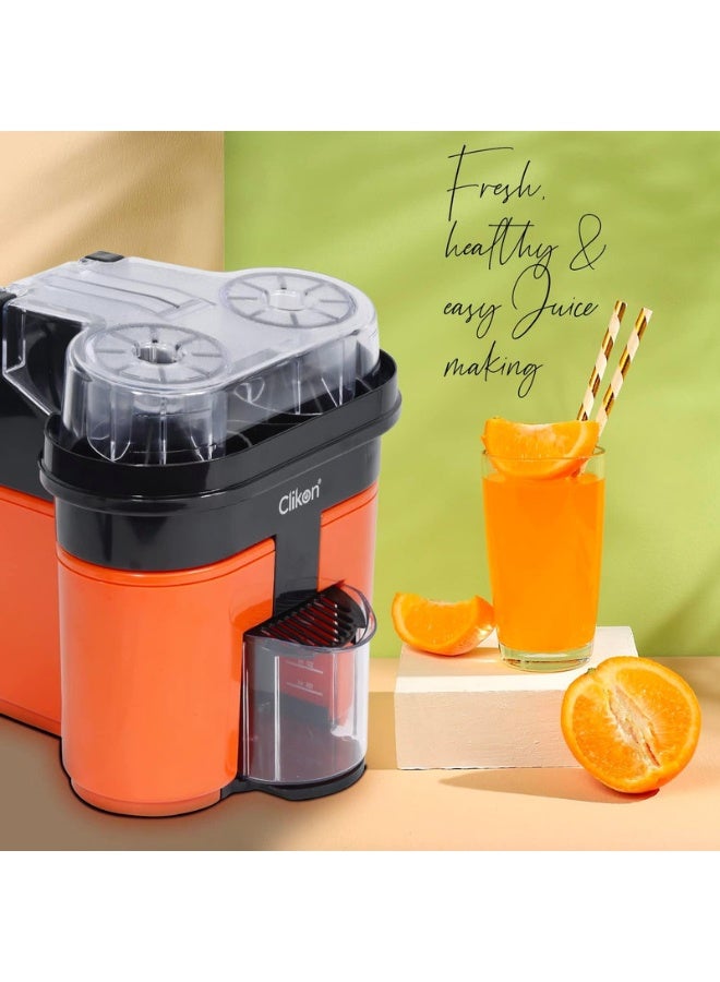 كليكون عصارة حمضيات كهربائية 2 L 90 W CK2258 أسود/برتقالي/شفاف - Image 4