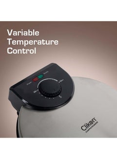 Clikon 8-Inch Electric Chapati Maker 900 W CK2430 Black/Silver  - Image 5