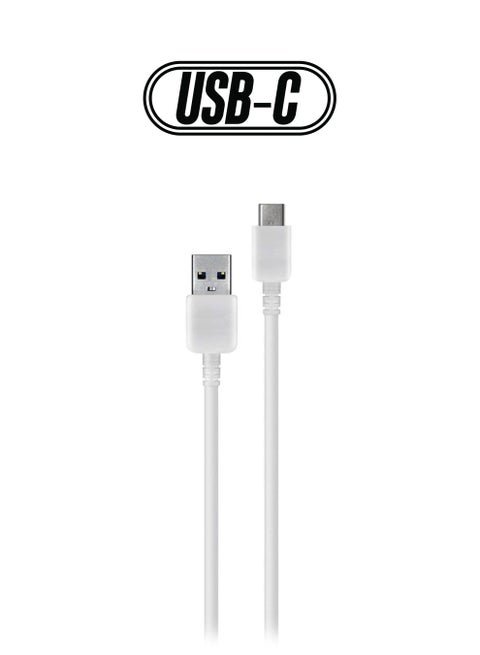 Type-C Data Cable White/Silver