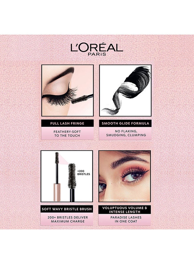 لوريال باريس ماسكارا  لاش برادايس لتكثيف الرموش مع زيت الخروع - 01 أسود. 01 أسود - Image 4