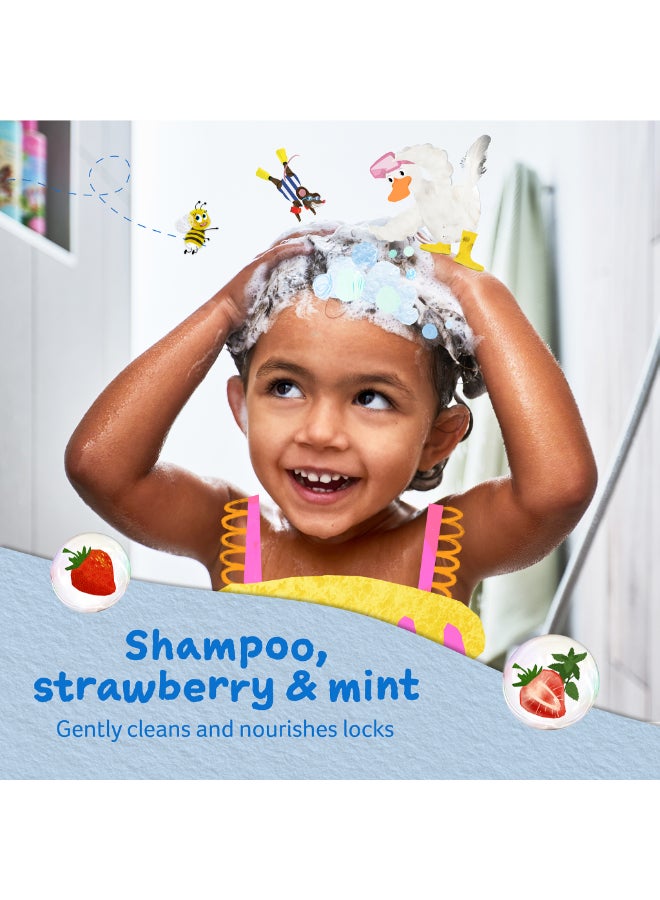 Strawberry And Organic Mint Shampoo For Sensitive Skin - 250 ml