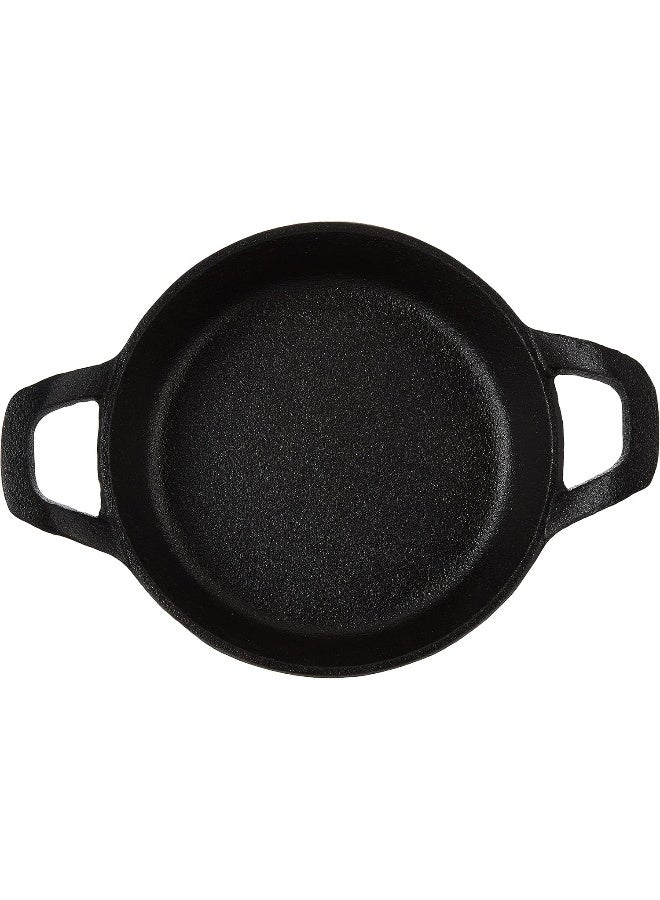 راج صينية سيزلر مستديرة صغيرة بمقبض مزدوج أسود 15.5سم - Image 2