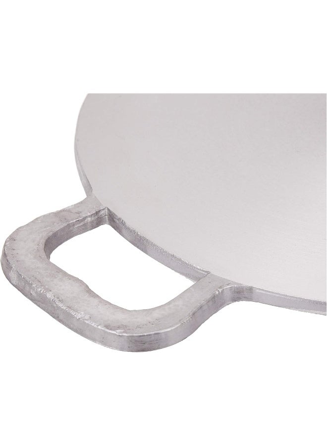 راج مقلاة تاوا عربية من الألومنيوم فضي 30سم - Image 2