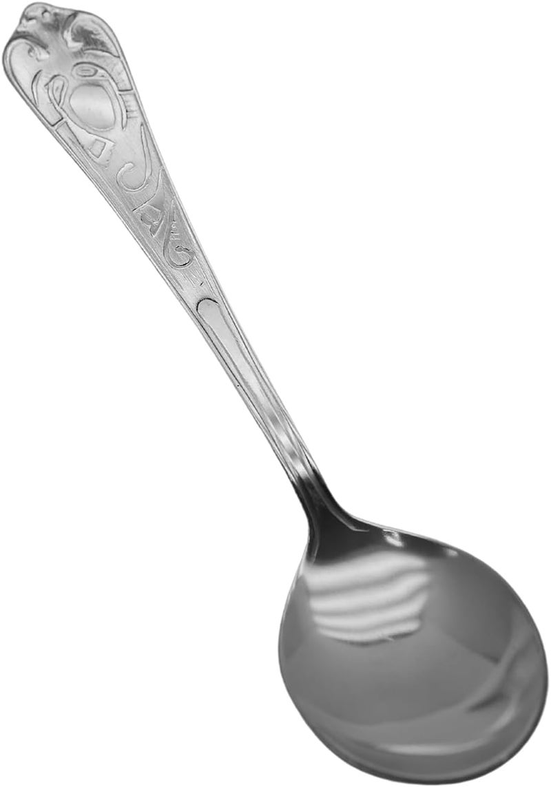 راج طقم ملاعق أورا ديزرت مكون من 6 قطع فضي 18سم - Image 2