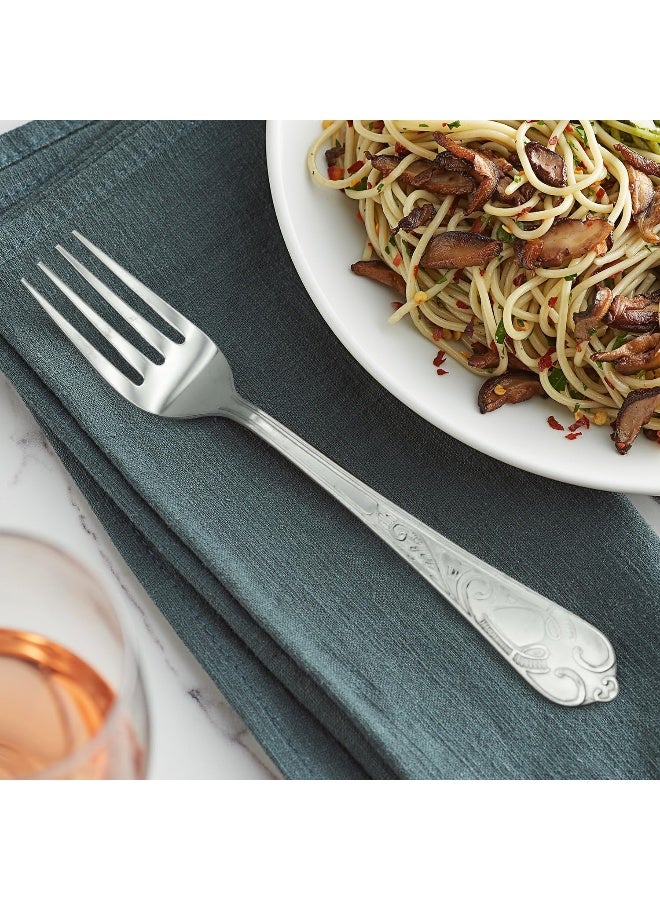 راج Raj Rk Dessert Fork - Pack of 6 Grey 18cm - Image 4