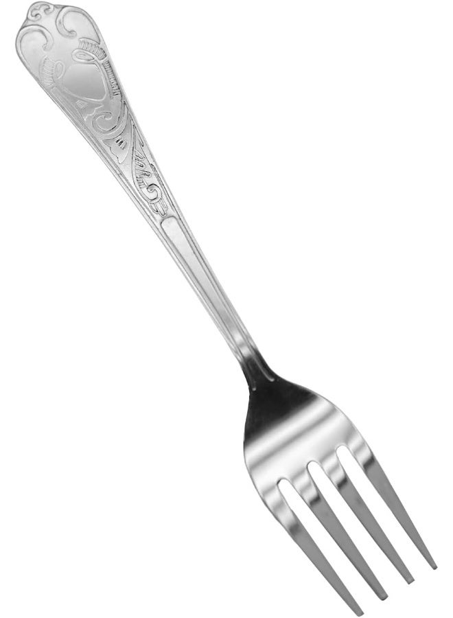 راج Raj Rk Dessert Fork - Pack of 6 Grey 18cm - Image 2