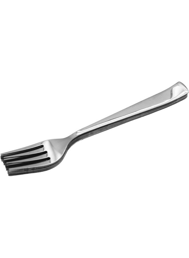 راج طقم شوك حلويات إمبريس مكوّن من 6 قطع فضي 18.5سم - Image 4