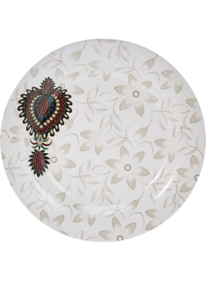 دينويل طبق حساء من الميلامين من جولز أبيض 10.5بوصة - Image 1