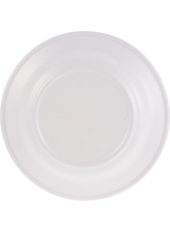 دينويل طبق حساء من الميلامين من هوتينسيا أبيض/بيج 10.5بوصة - Image 3