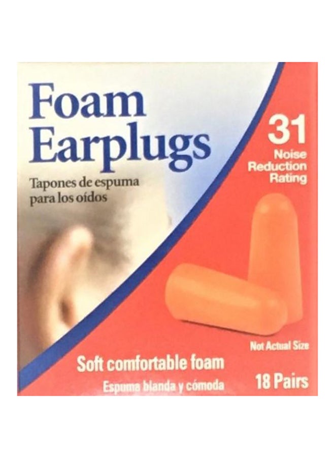 ACU-LIFE - Foam Ear Plugs 18 Pair 400584 - Image 1
