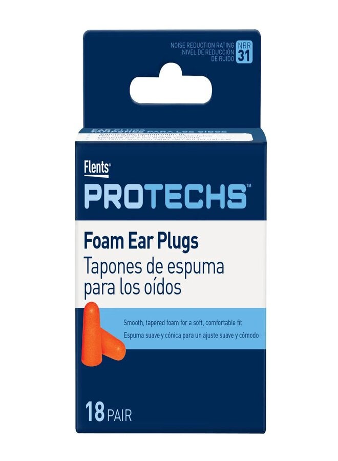 Flents Foam Ear Plugs 18 Pair 400584 - Image 1