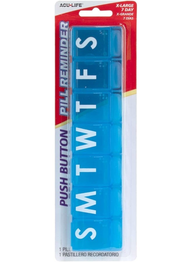 Pillbox 7 Day Push Button:400898 - pnsku/N13162423A/45/_/1732554828/43c8337f-1e16-4ef0-a5e1-5c20df29f52c