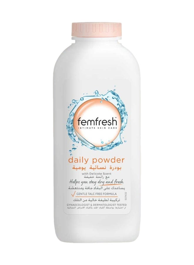 femfresh Intimate Skin Care Daily Powder with Delicate Scent 200grams - Image 1