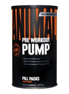 Pre Workout Pump- 30 Pack