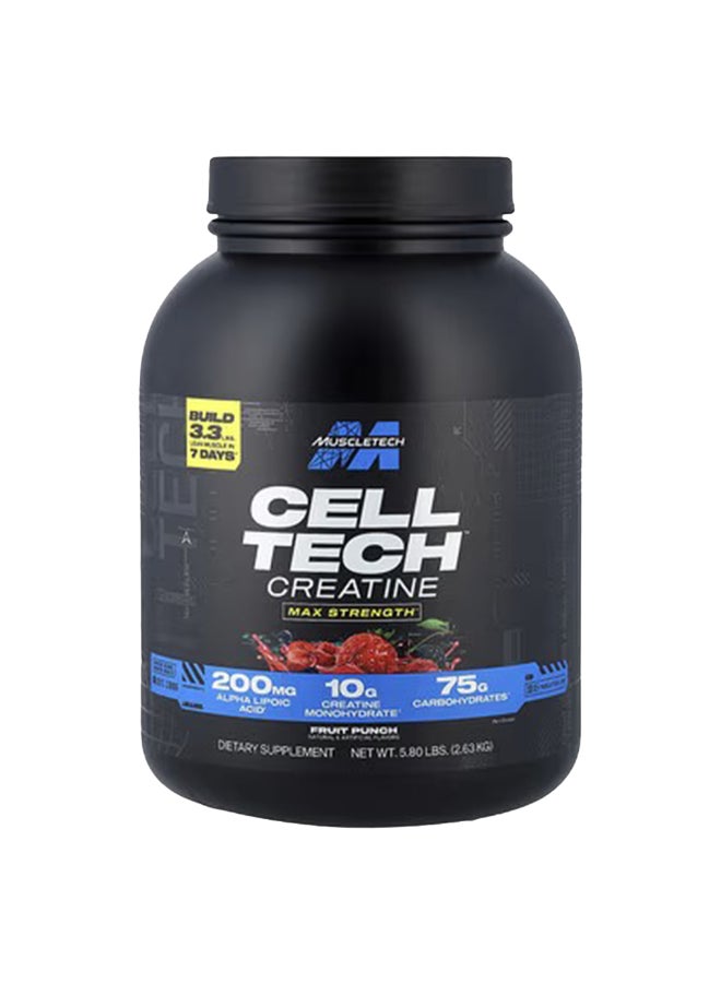 ماسل تيك سِل تِك تركيبة كرياتين قبل التمرين - نكهة الفواكه - 2.72 كجم - Image 1