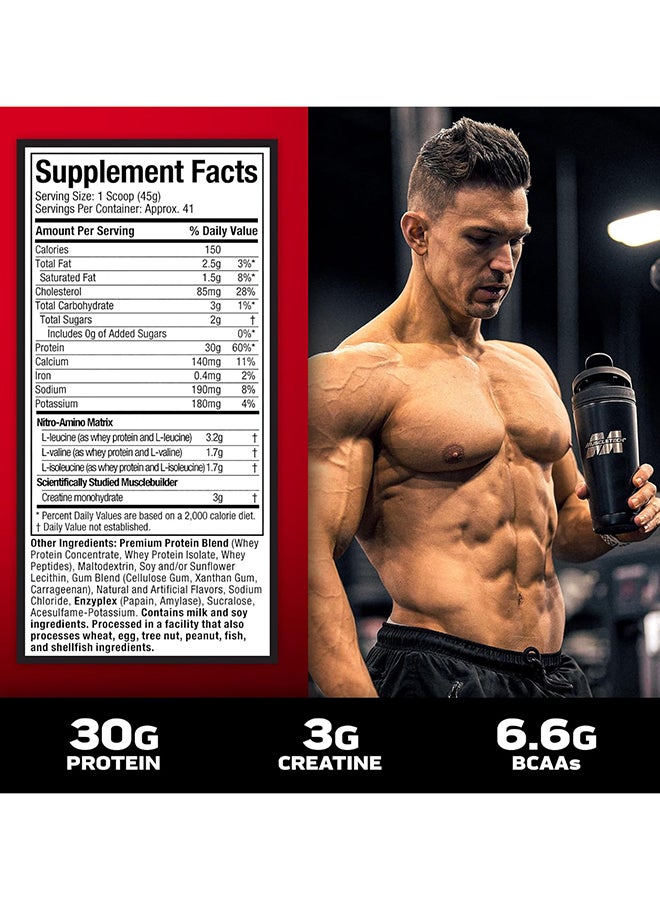 MuscleTech - Nitro Tech Whey Isolate Protein Vanilla 1.81kg - Image 1