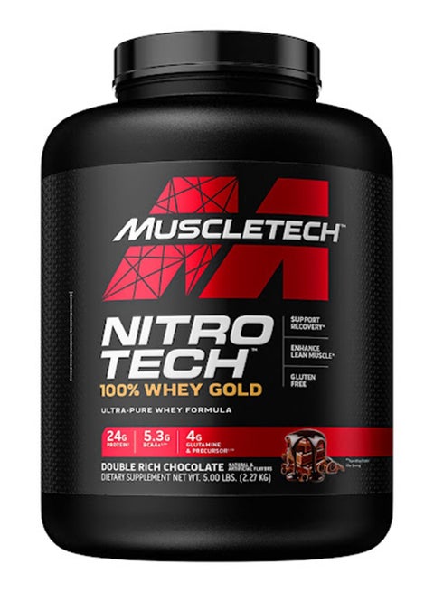 Nitro Tech Whey Gold Protein Double Rich Chocolate 2.27kg
