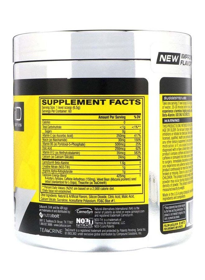 CELLUCOR - C4 Original Explosive Pre-Workout - Icy Blue Razz - 60 Servings 390 Gm - Image 1