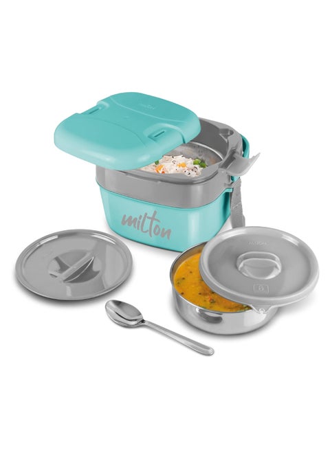 Cubic Small Tiffin Box Multicolour 16.8x16.2x11.3cm