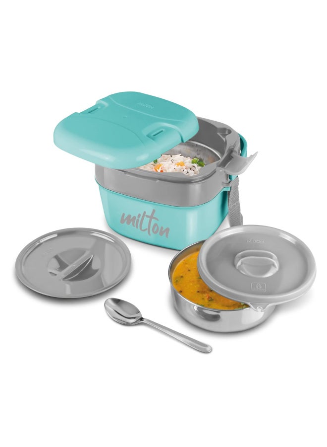 Milton Cubic Small Tiffin Box Multicolour 16.8x16.2x11.3cm  - Image 1