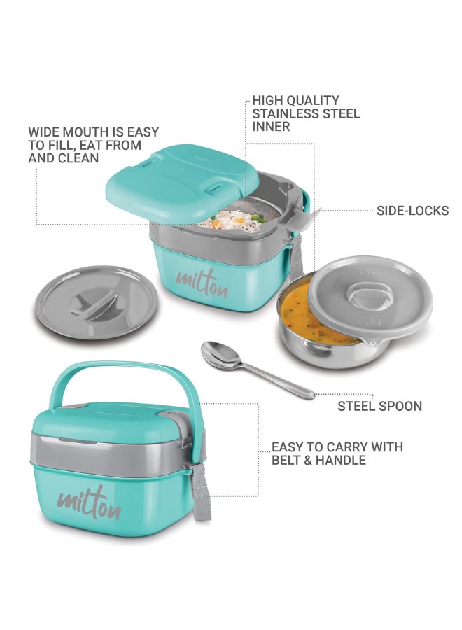 Milton Cubic Small Tiffin Box Multicolour 16.8x16.2x11.3cm  - Image 4