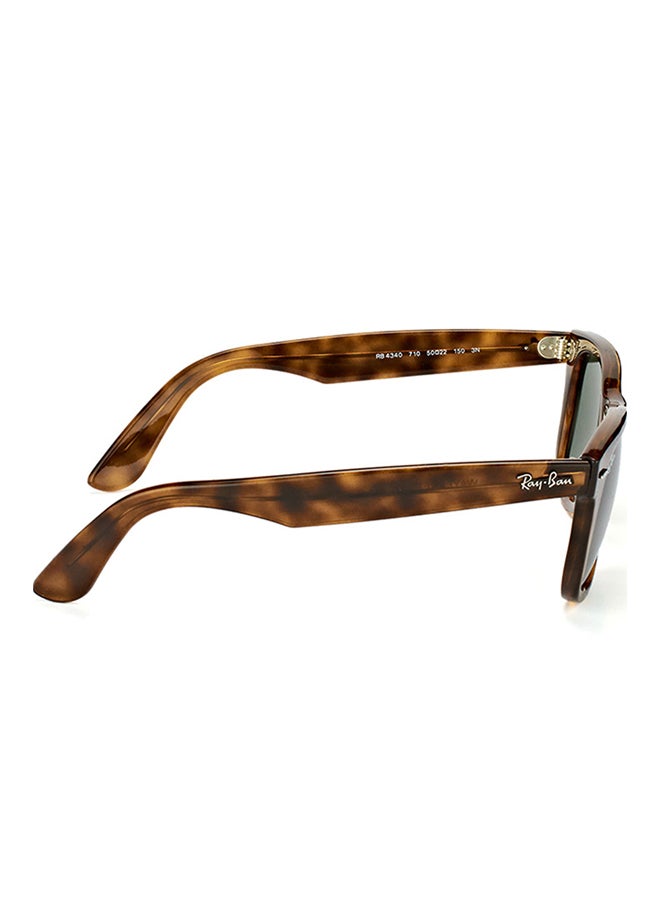 Ray-Ban Men's Wayfarer Sunglasses - RB4340-710-50 - Lens Size: 50 mm - Brown - Image 3