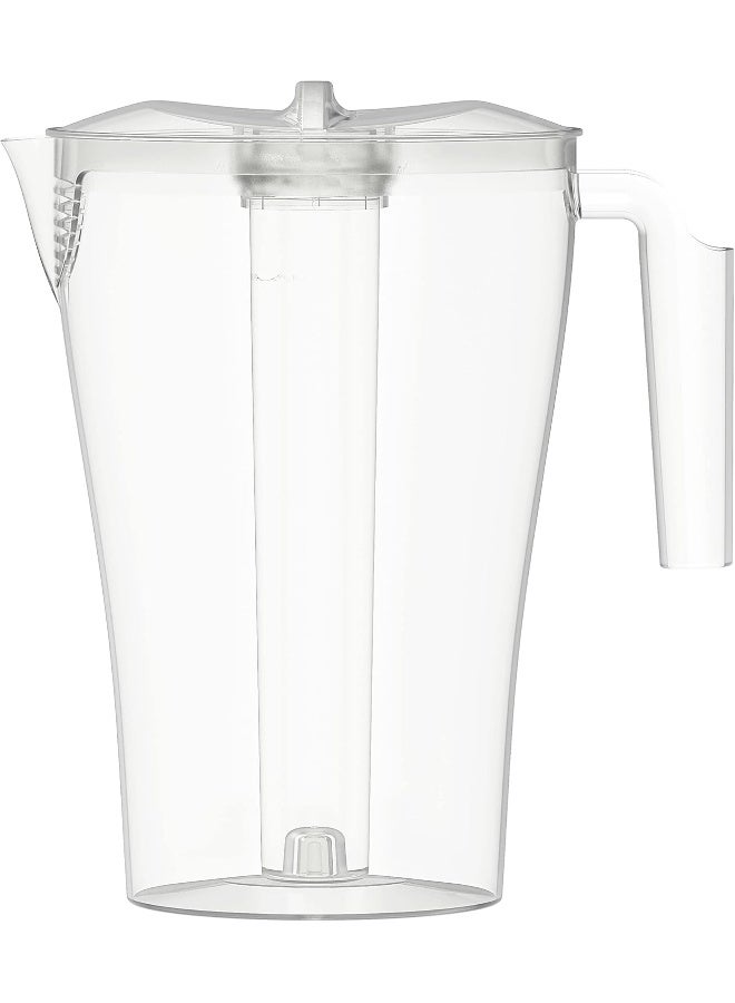 Cosmoplast Water Jug With Ice Holder Transparent 2.5Liters  - Image 2
