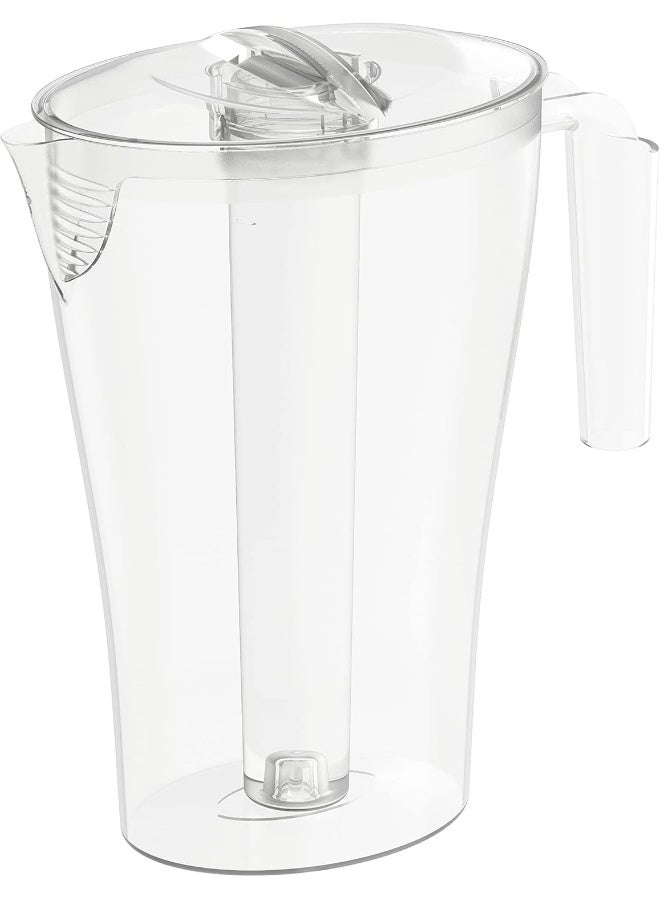 Cosmoplast Water Jug With Ice Holder Transparent 2.5Liters  - Image 3