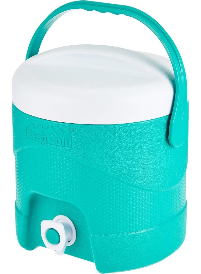 Cosmoplast Keep Cold Plastic Insulated Picnic Water Cooler Green 4.0Liters  - Image 1