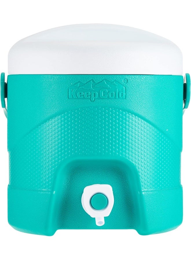 Cosmoplast Keep Cold Plastic Insulated Picnic Water Cooler Green 4.0Liters  - Image 2