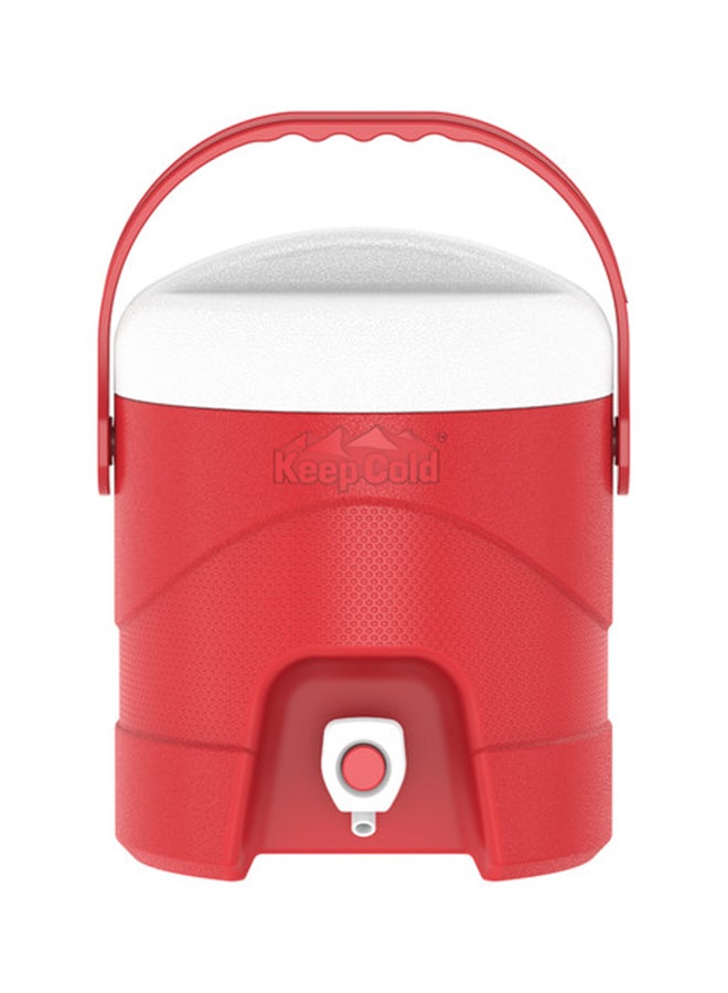 Cosmoplast - Keepcold Picnic Water Cooler Red 4.0Liters - Image 1