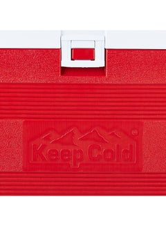 Cosmoplast Keep Cold Plastic Cooler Icebox Deluxe 70 Liters Red 70.0Liters  - Image 5