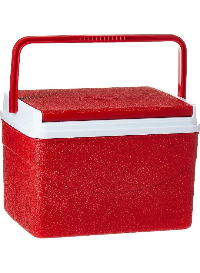 Cosmoplast - Keep Cold Plastic Picnic Cooler Icebox Lunchbox Red 5.0Liters - Image 1