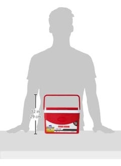 Cosmoplast Keep Cold Plastic Picnic Cooler Icebox Lunchbox Red 5.0Liters  - Image 4