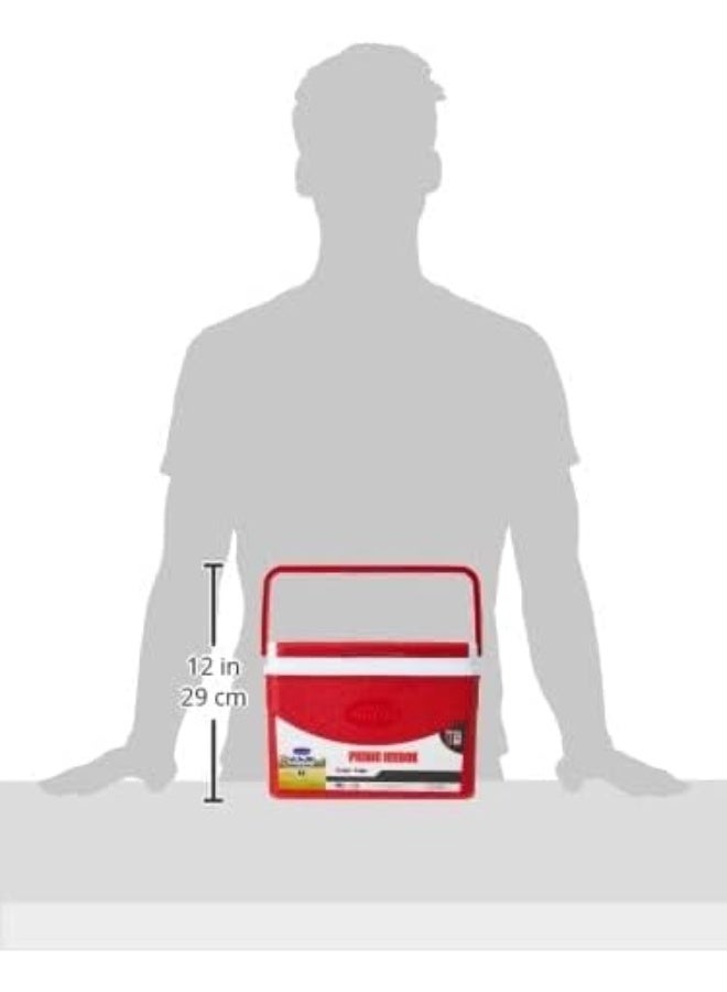 Cosmoplast - Keep Cold Plastic Picnic Cooler Icebox Lunchbox Red 5.0Liters - Image 1