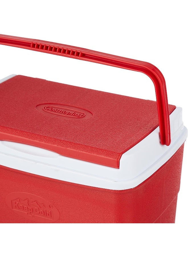 Cosmoplast - 10L Keepcold Picnic Icebox (Red) Red 10.0Liters - Image 1