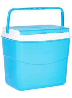 20L Keep Cold Plastic Picnic Cooler Ice Lunchbox (Blue) Blue 20.0Liters