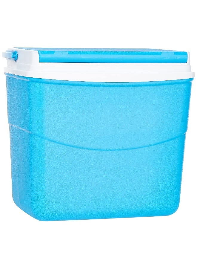 Cosmoplast - 20L Keep Cold Plastic Picnic Cooler Ice Lunchbox (Blue) Blue 20.0Liters - Image 1