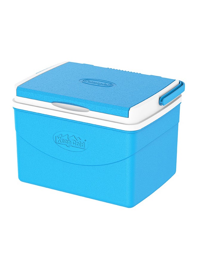Cosmoplast Keep Cold Plastic Picnic Cooler Icebox Lunchbox Blue 30.0Liters  - Image 1