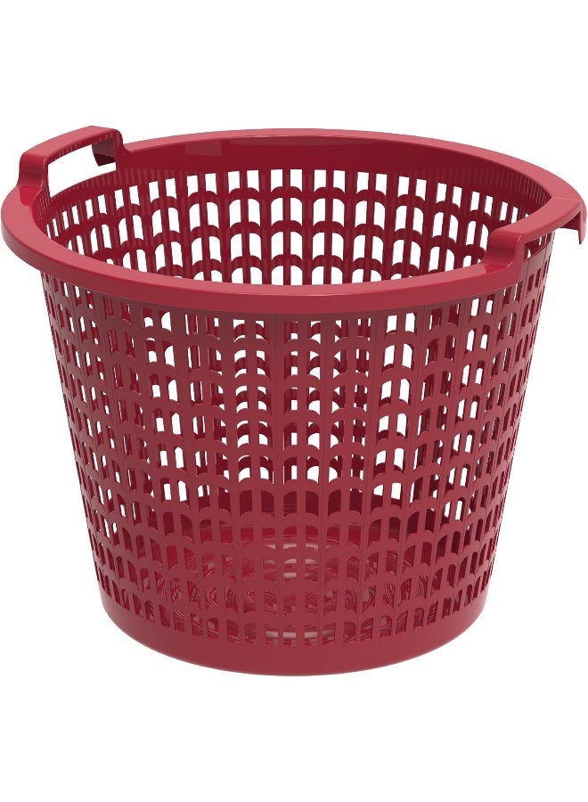 كوزموبلاست سلة غسيل بلاستيك عريضة احمر 50.0لترات  - Image 1